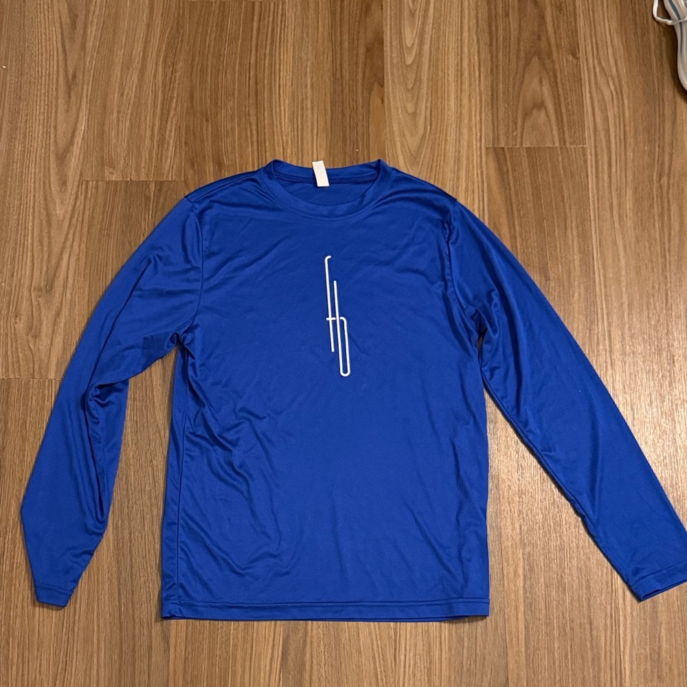 Blue Long Sleeve Men's Shirt